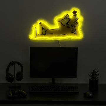 Fortnite Peely LED Neon Sign - Saturday Neon