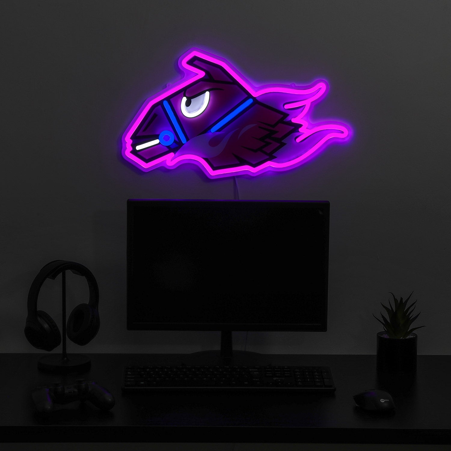 Fortnite Supply Llama LED Neon Sign - Saturday Neon
