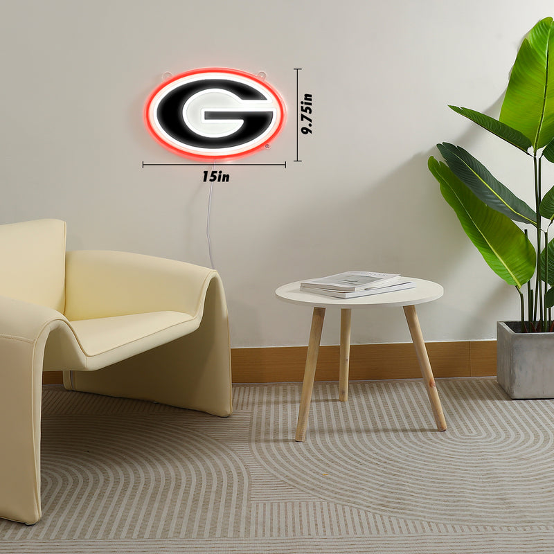 Georgia Bulldogs LED Neon Sign - Saturday Neon
