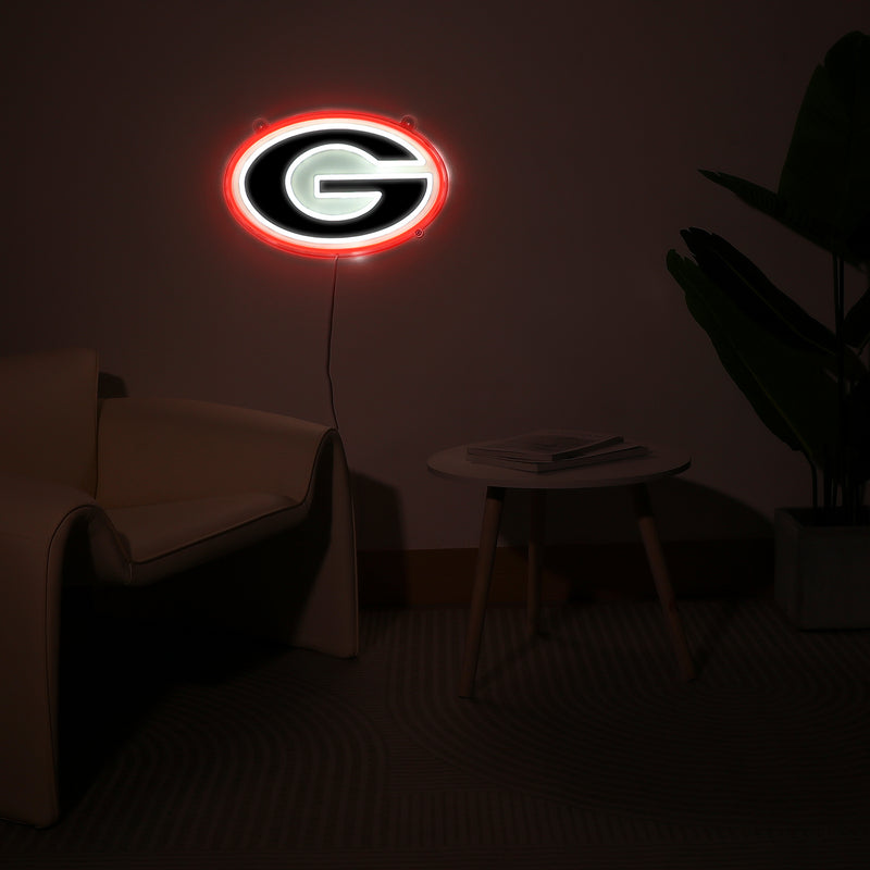 Georgia Bulldogs LED Neon Sign - Saturday Neon