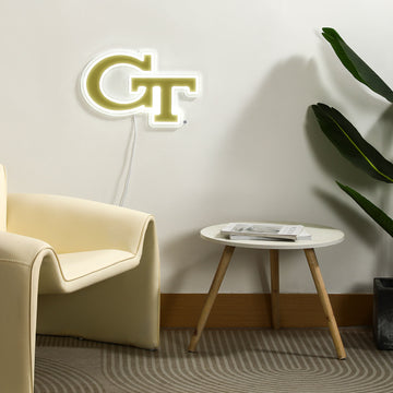 Georgia Tech Yellow Jackets LED Neon Sign - Saturday Neon
