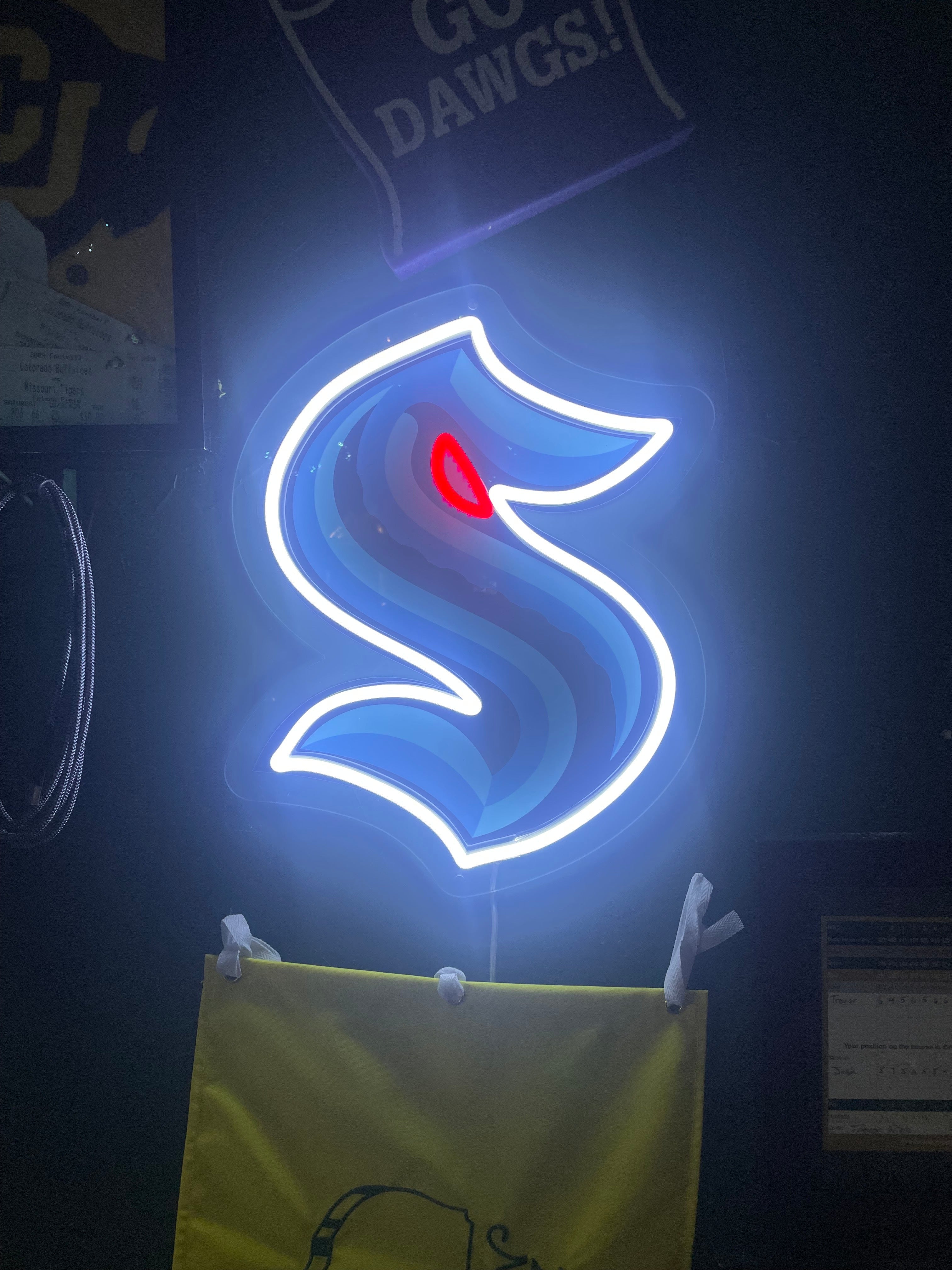 Seattle Kraken LED Neon Sign - Saturday Neon