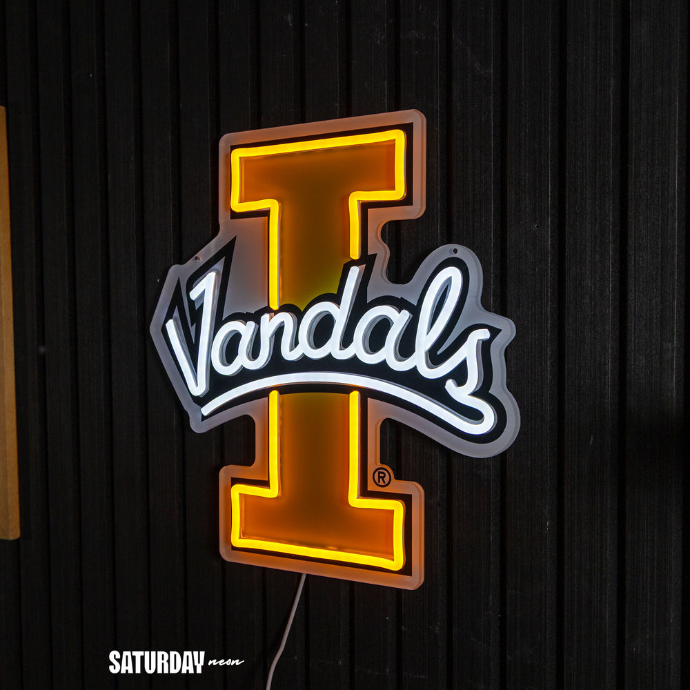 Idaho Vandals LED Neon Sign - Standard (8.14" x 15")
