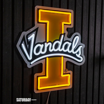 Idaho Vandals LED Neon Sign - Standard (8.14" x 15")