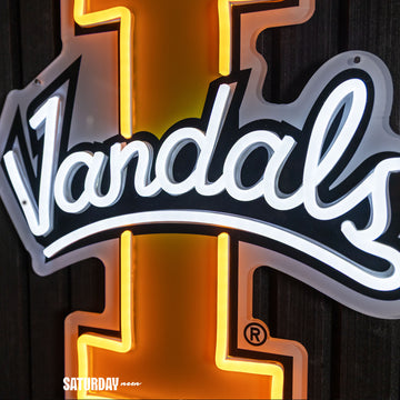 Idaho Vandals LED Neon Sign - Standard (8.14" x 15")