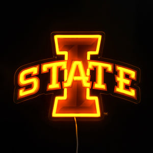 Iowa State Cyclones LED Neon Sign - Saturday Neon