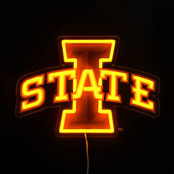 Iowa State Cyclones LED Neon Sign - Plus (24" x 16.9")
