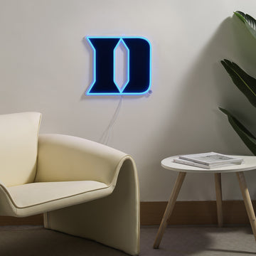 Iron Duke D Logo LED Neon Sign - Saturday Neon