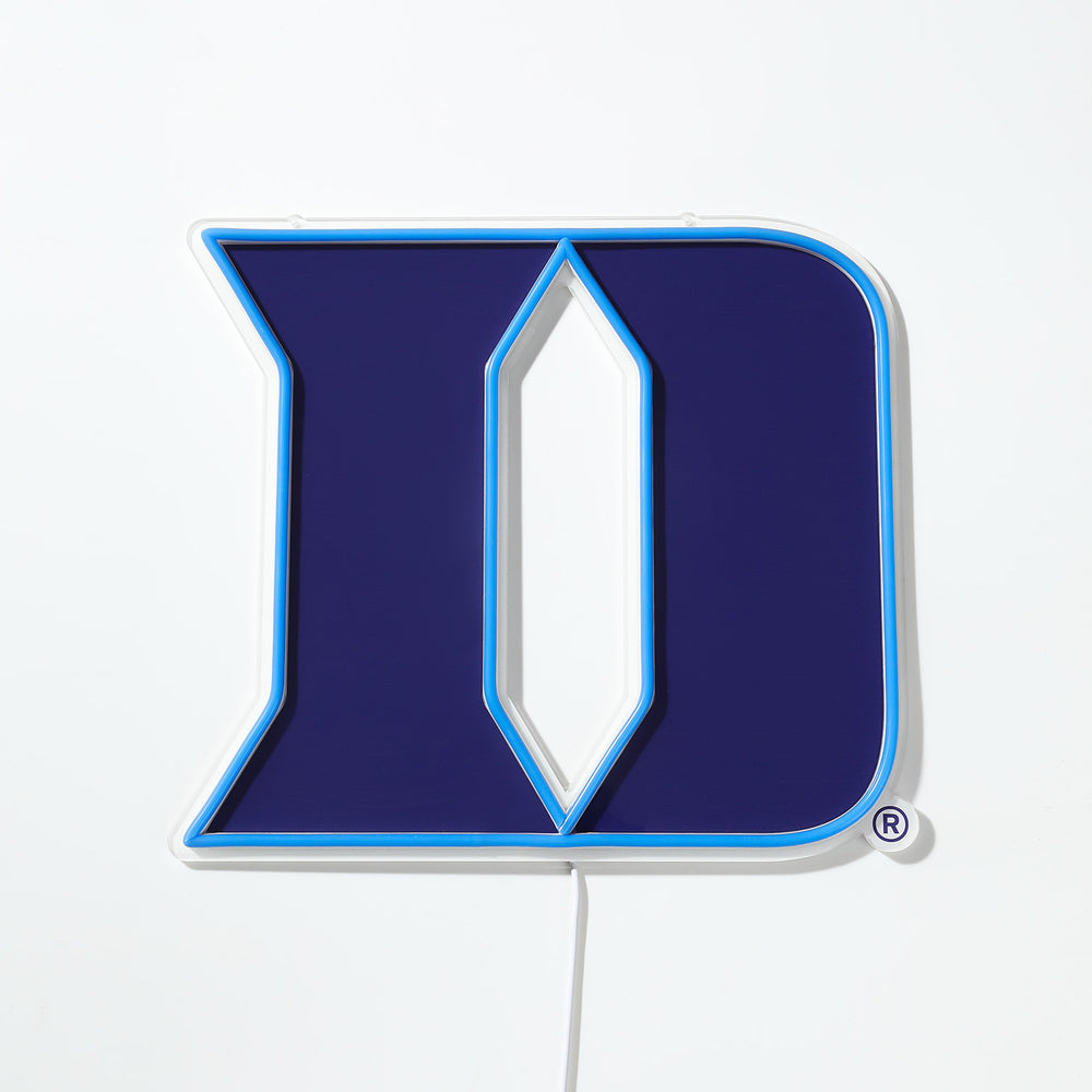 Iron Duke D Logo LED Neon Sign - Saturday Neon