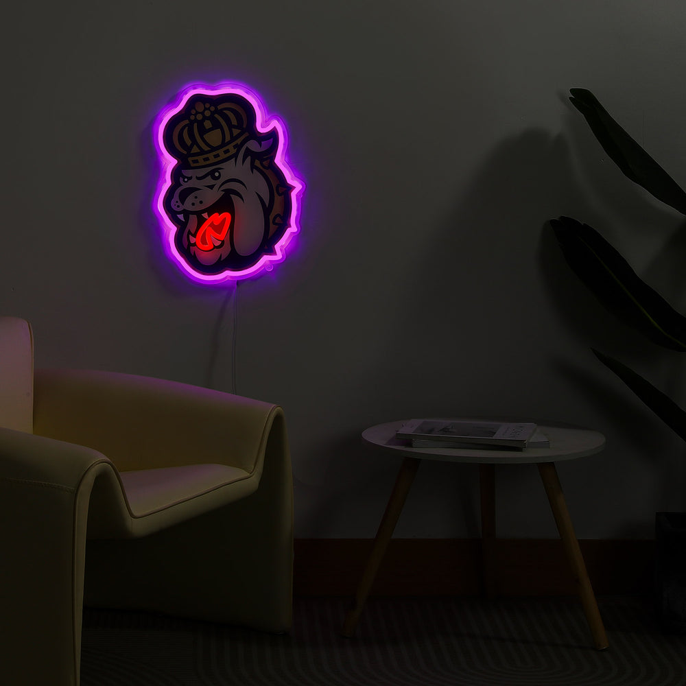 JMU Dukes LED Neon Sign - Saturday Neon
