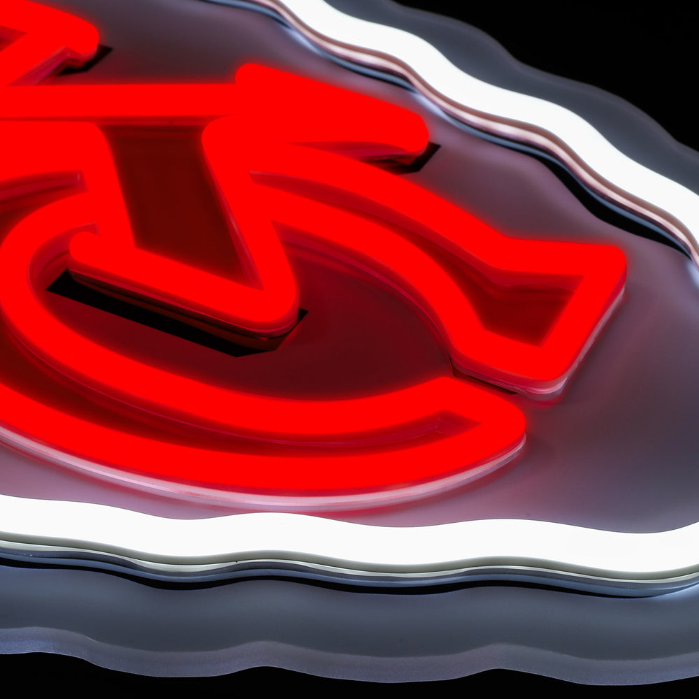 Kansas City Chiefs LED Neon Sign - Saturday Neon