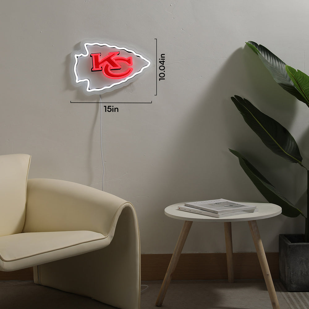 Kansas City Chiefs LED Neon Sign - Saturday Neon