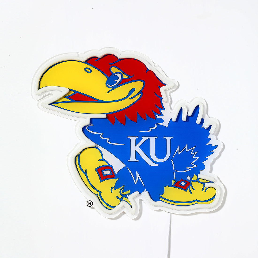 Kansas Jayhawks LED Neon Sign - Saturday Neon