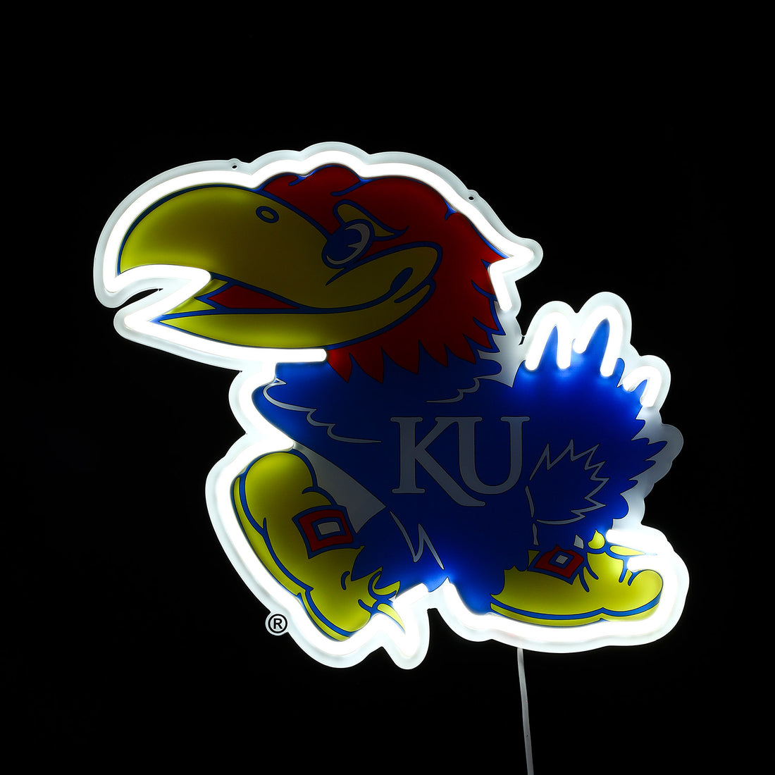 Kansas Jayhawks LED Neon Sign - Saturday Neon