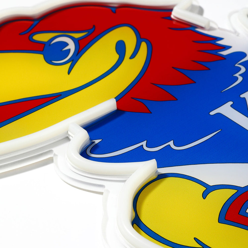 Kansas Jayhawks logo LED neon sign