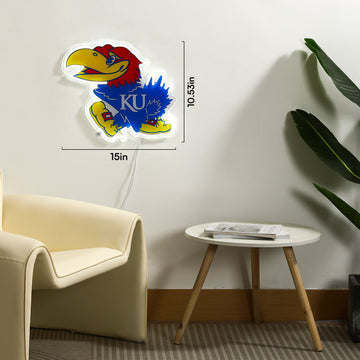 Kansas Jayhawks LED Neon Sign - Saturday Neon