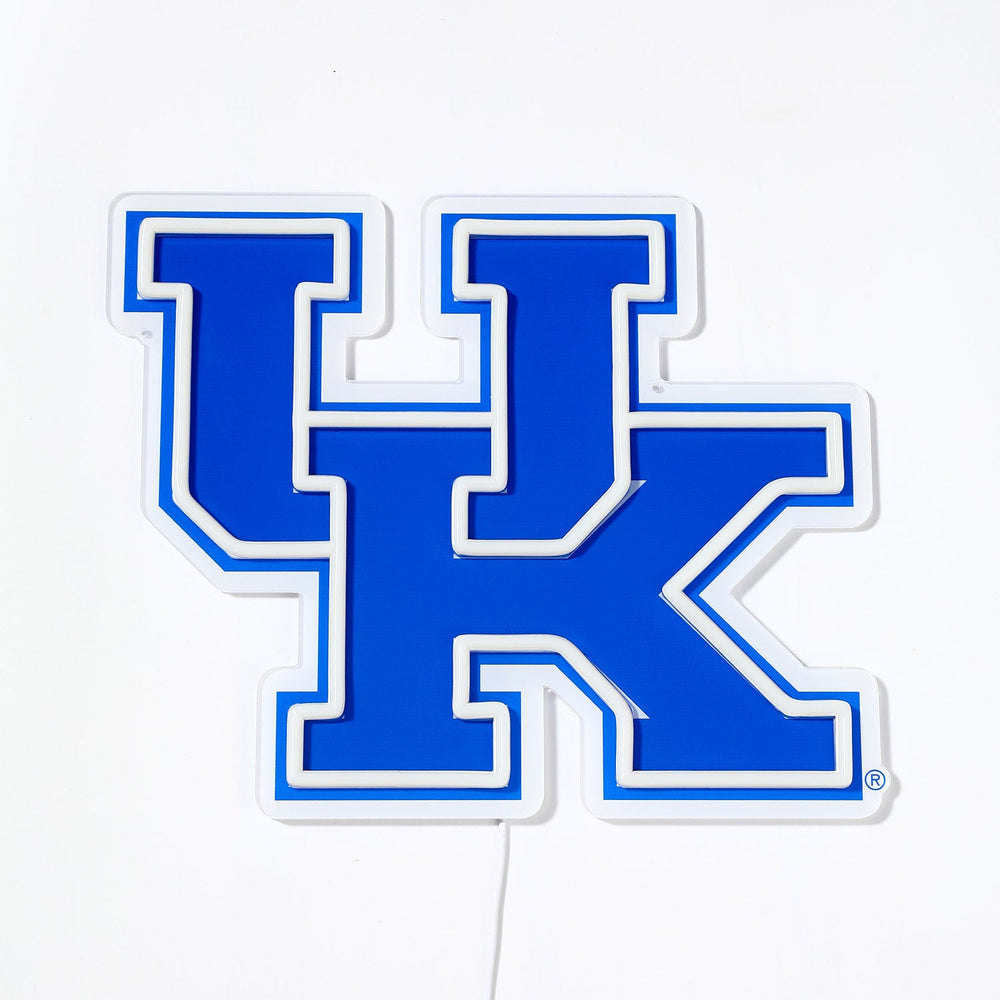 Kentucky Wildcats logo LED neon sign turned off