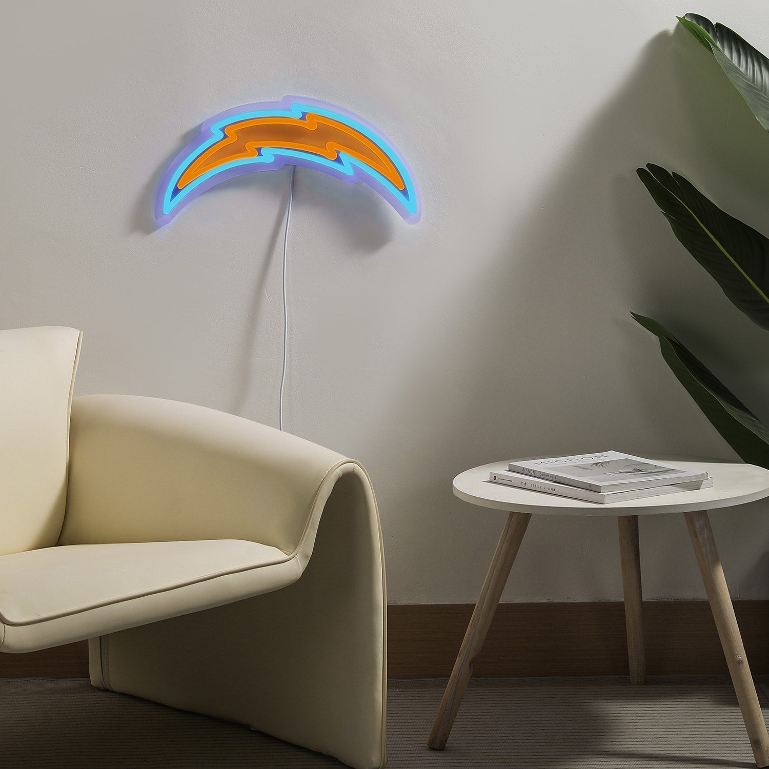 Los Angeles Chargers LED Neon Sign - Saturday Neon