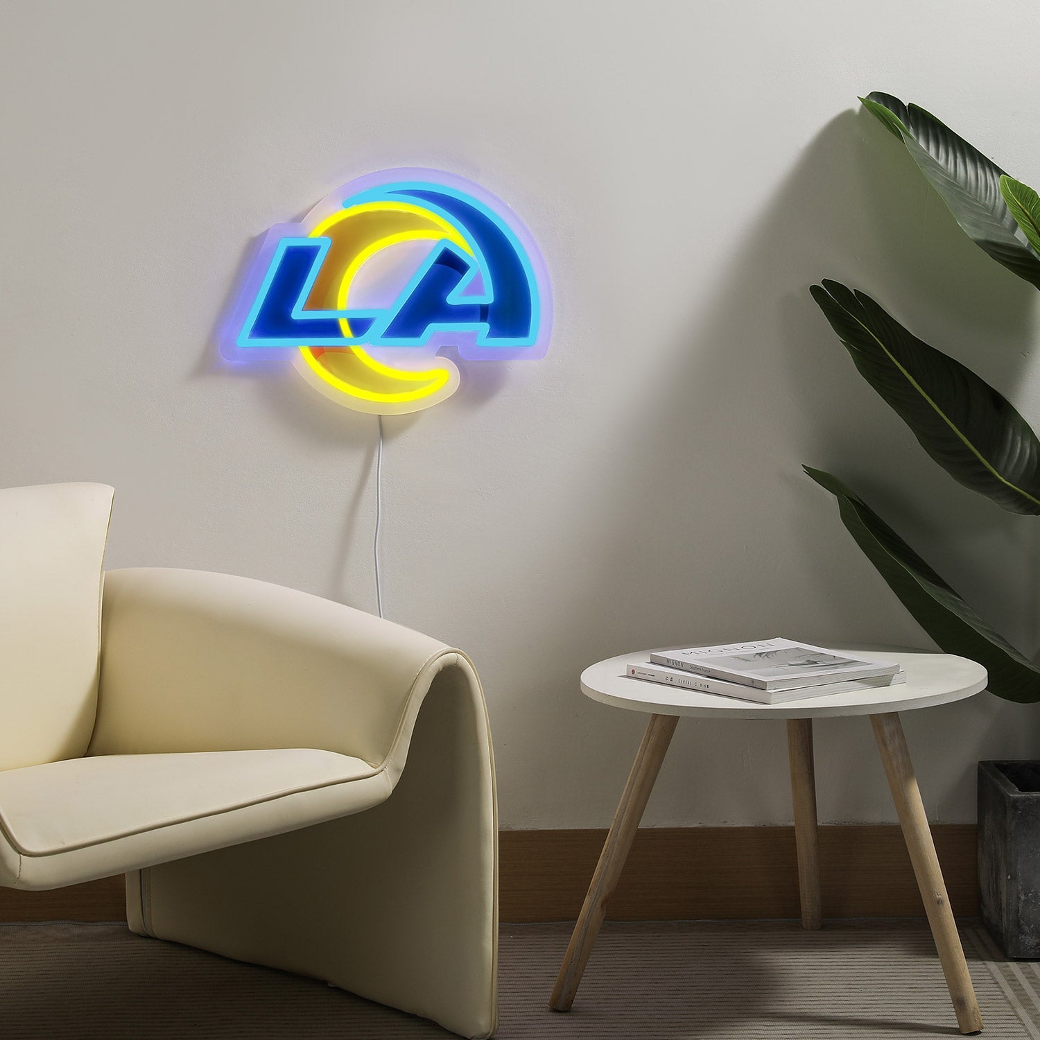 Los Angeles Rams LED Neon Sign - Saturday Neon