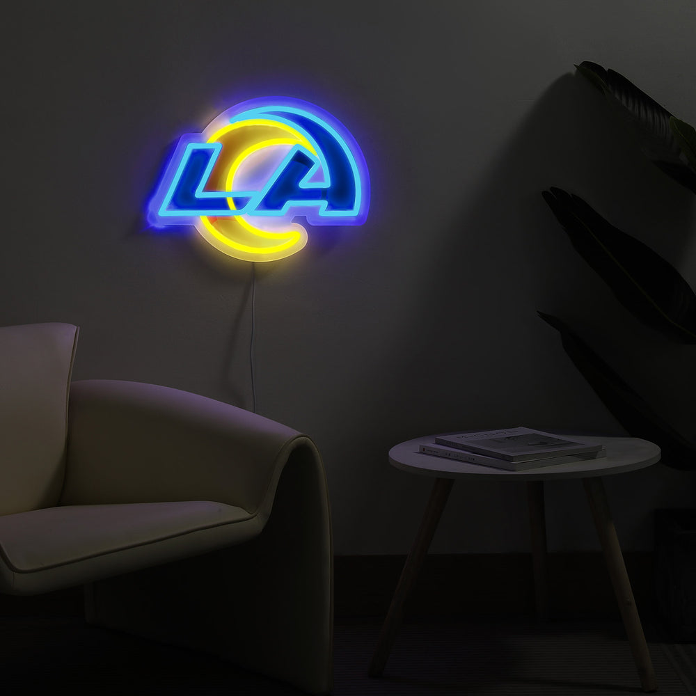 Los Angeles Rams LED Neon Sign - Saturday Neon