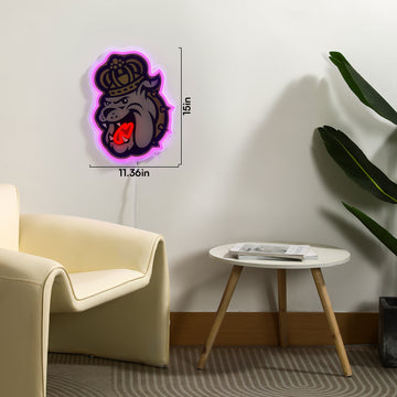 JMU Dukes LED Neon Sign - Saturday Neon