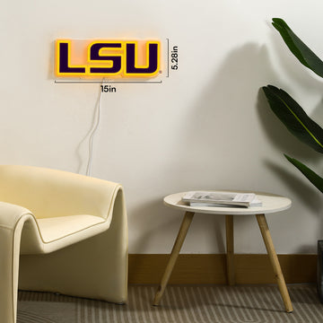 LSU Tigers LED Neon Sign - Saturday Neon