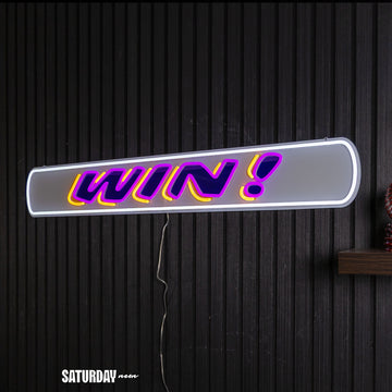 LSU Tigers Win Bar LED Neon Sign - 39" x 5.78"