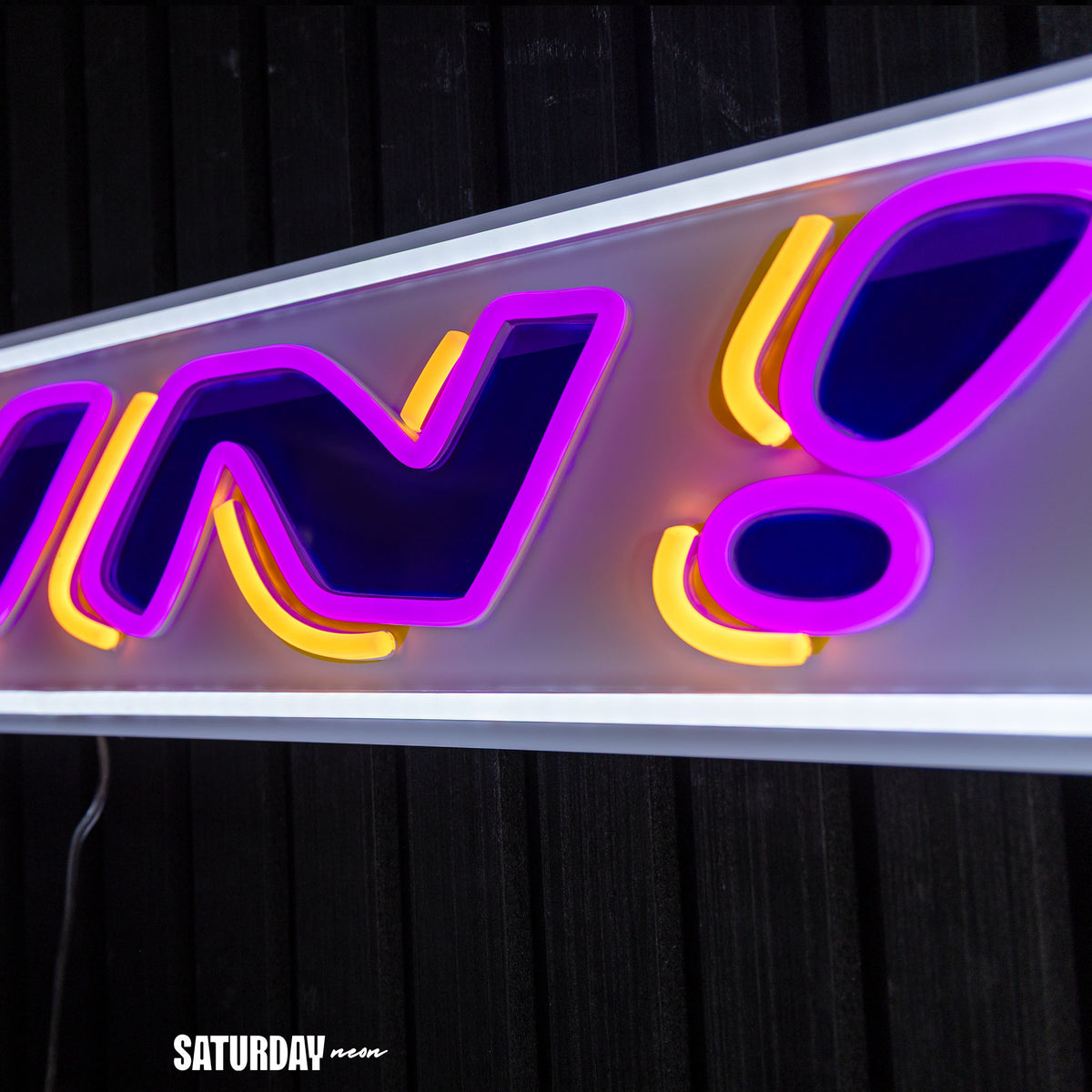 LSU Tigers Win Bar LED Neon Sign - 39" x 5.78"