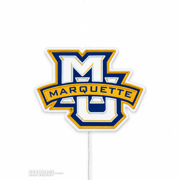 Marquette Golden Eagles MU LED Neon Sign - Max (32" x 24.26") switched off - Saturday Neon