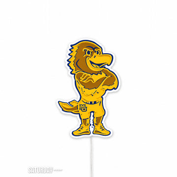 Marquette Golden Eagles Mascot LED Neon Sign - 15.53" x 24" switched off - Saturday Neon