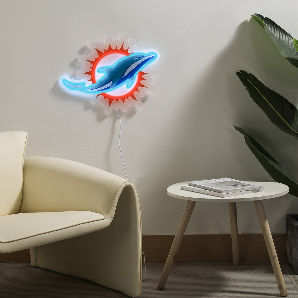 Miami Dolphins LED Neon Sign - Saturday Neon