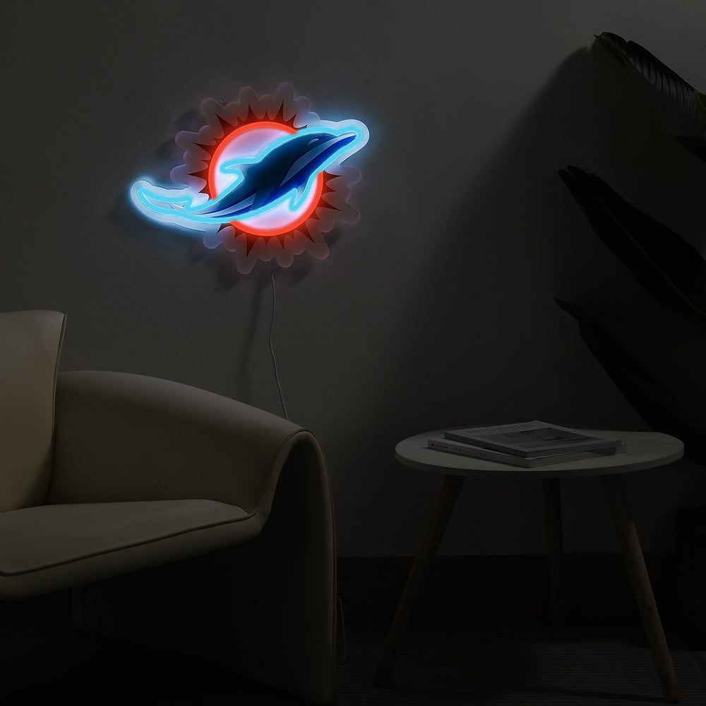Miami Dolphins LED Neon Sign - Saturday Neon