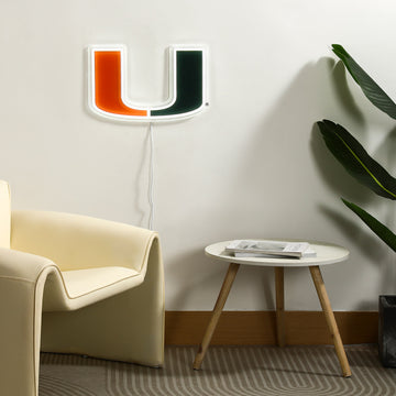 Miami Hurricanes LED Neon Sign - Saturday Neon