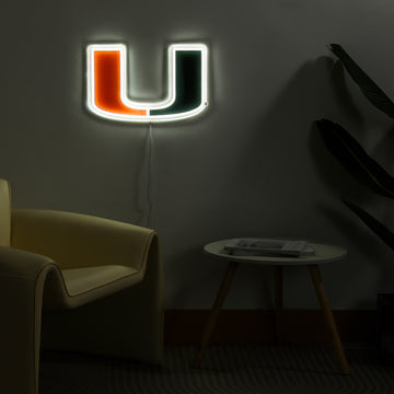 Miami Hurricanes LED Neon Sign - Saturday Neon