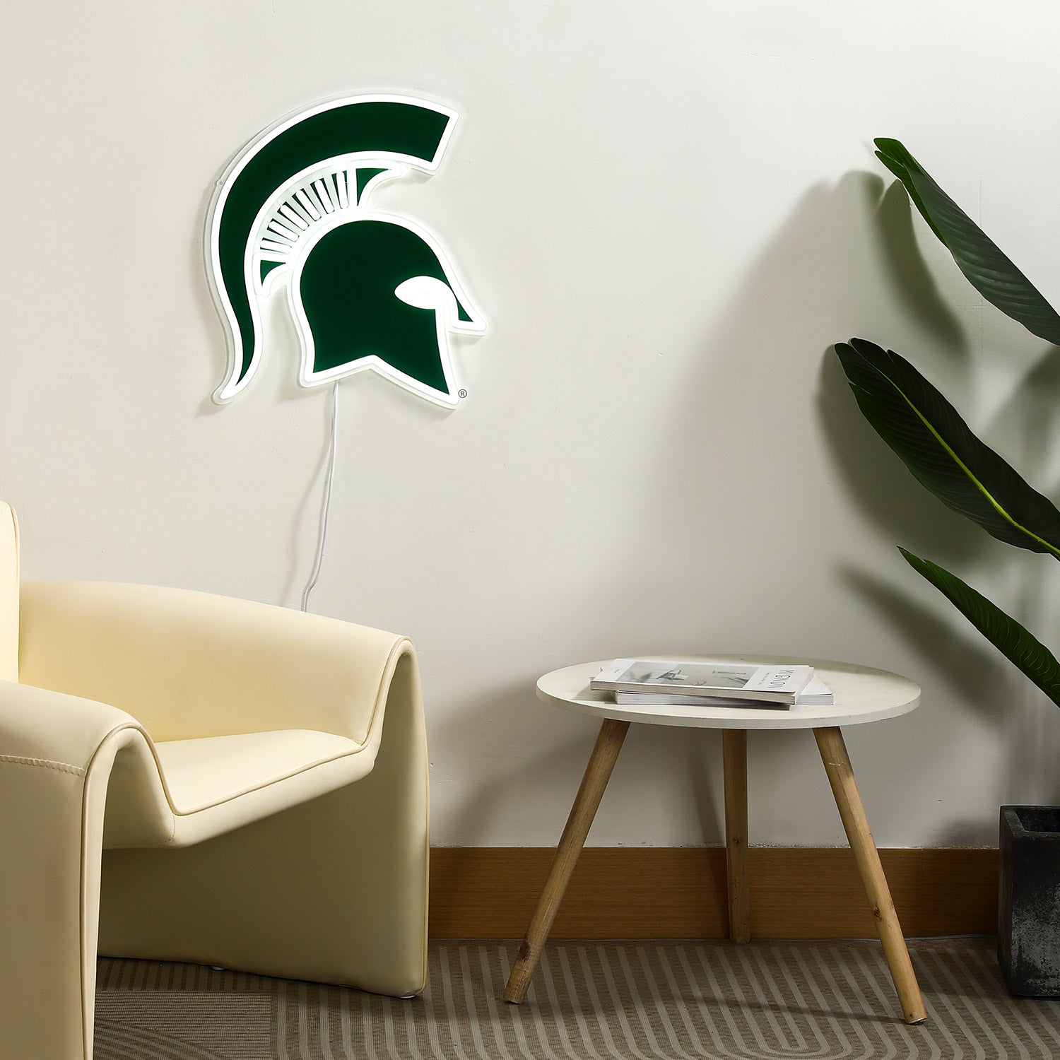 Michigan State Spartans LED Neon Sign - Saturday Neon