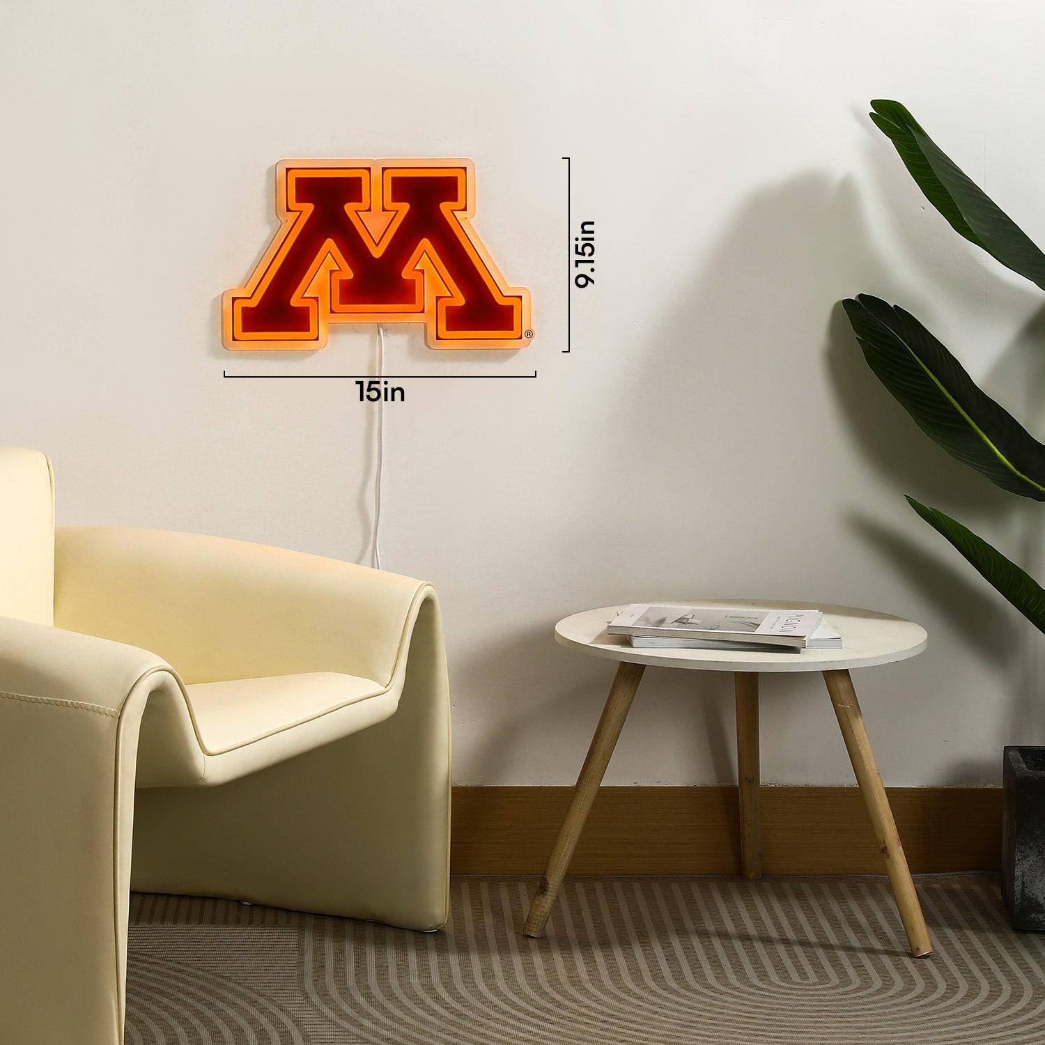 Minnesota Golden Gophers LED Neon Sign - Saturday Neon