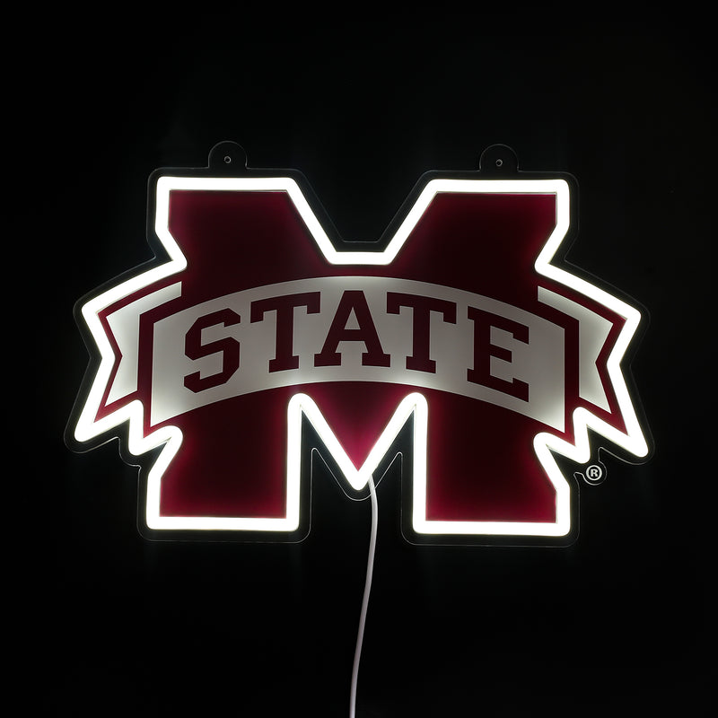 Mississippi State Bulldogs LED Neon Sign - Saturday Neon