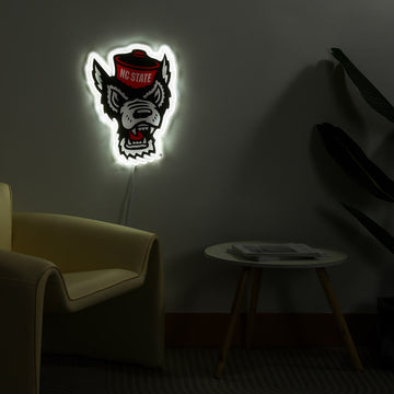NC State Wolfpack logo LED neon sign