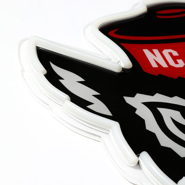 NC State Wolfpack logo LED neon sign