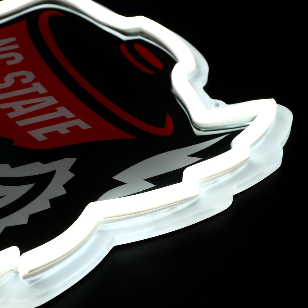NC State Wolfpack logo LED neon sign