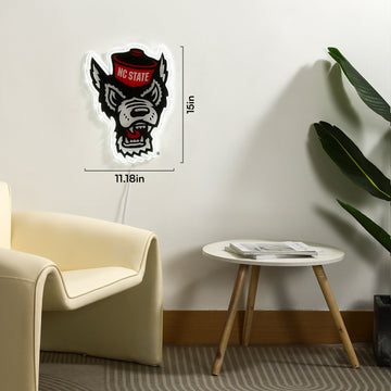 NC State Wolfpack LED Neon Sign - Saturday Neon