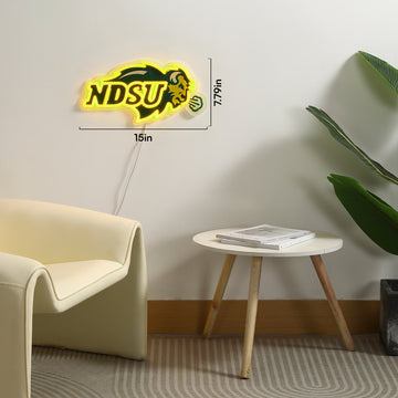 NDSU Bison LED Neon Sign - Saturday Neon