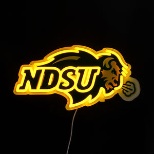 NDSU Bison LED Neon Sign - Saturday Neon