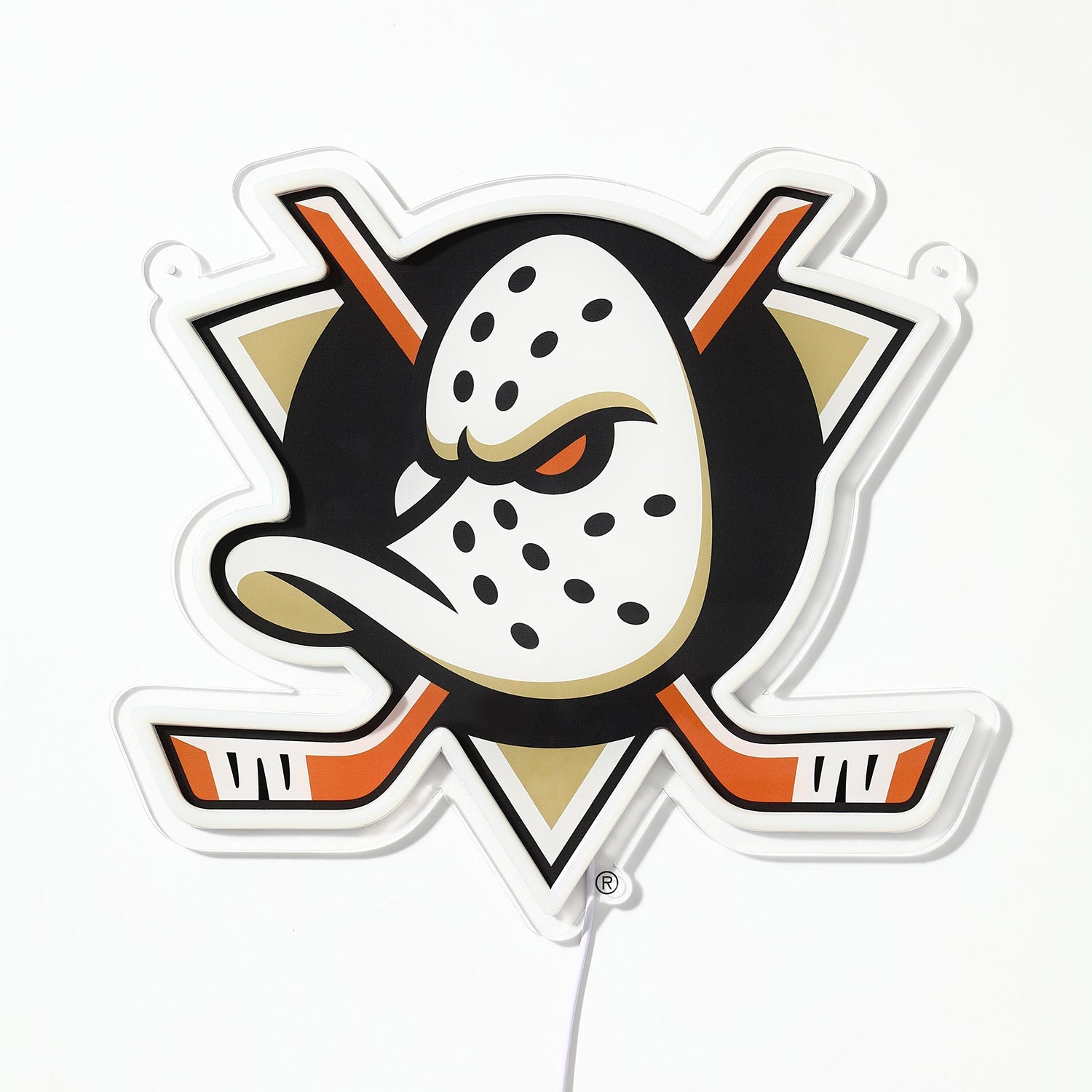 Anaheim Ducks: Die-Cut LED Neon Sign