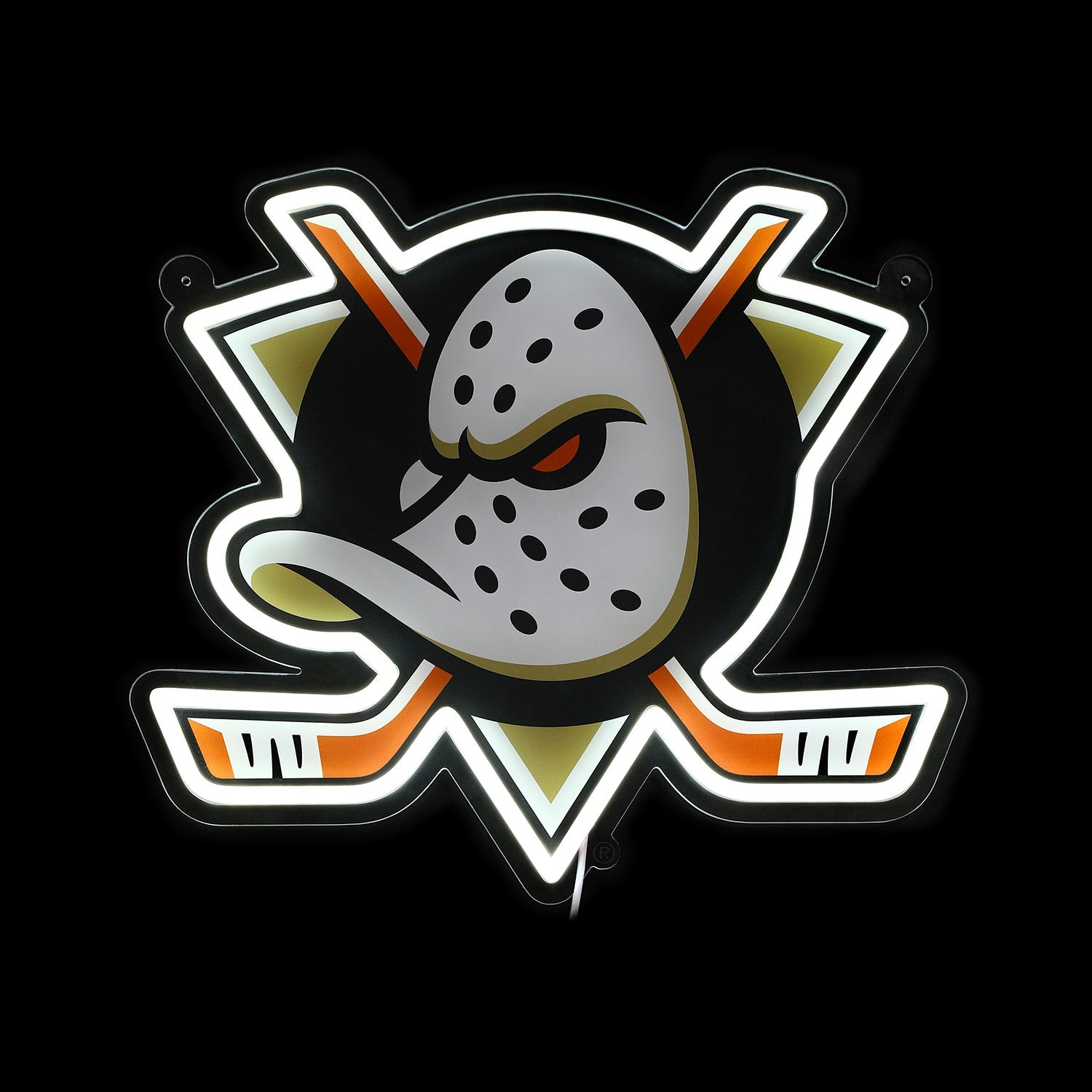 Anaheim Ducks: Die-Cut LED Neon Sign