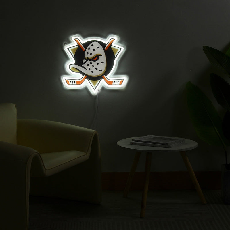 Anaheim Ducks: Die-Cut LED Neon Sign