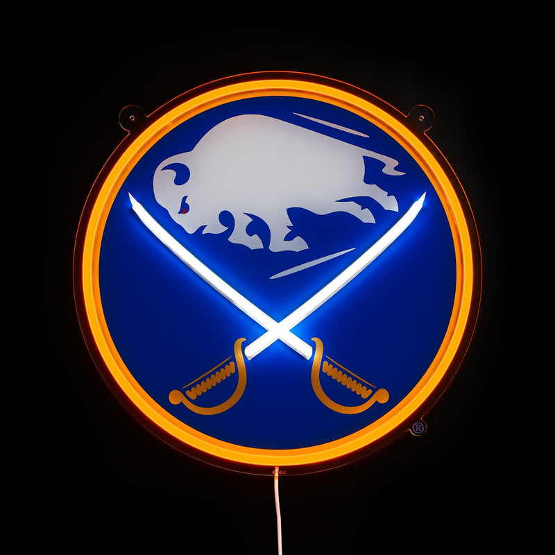 Buffalo Sabres: Die-Cut LED Neon Sign