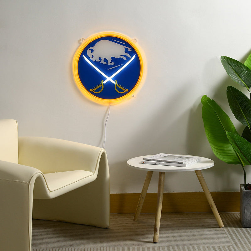 Buffalo Sabres: Die-Cut LED Neon Sign