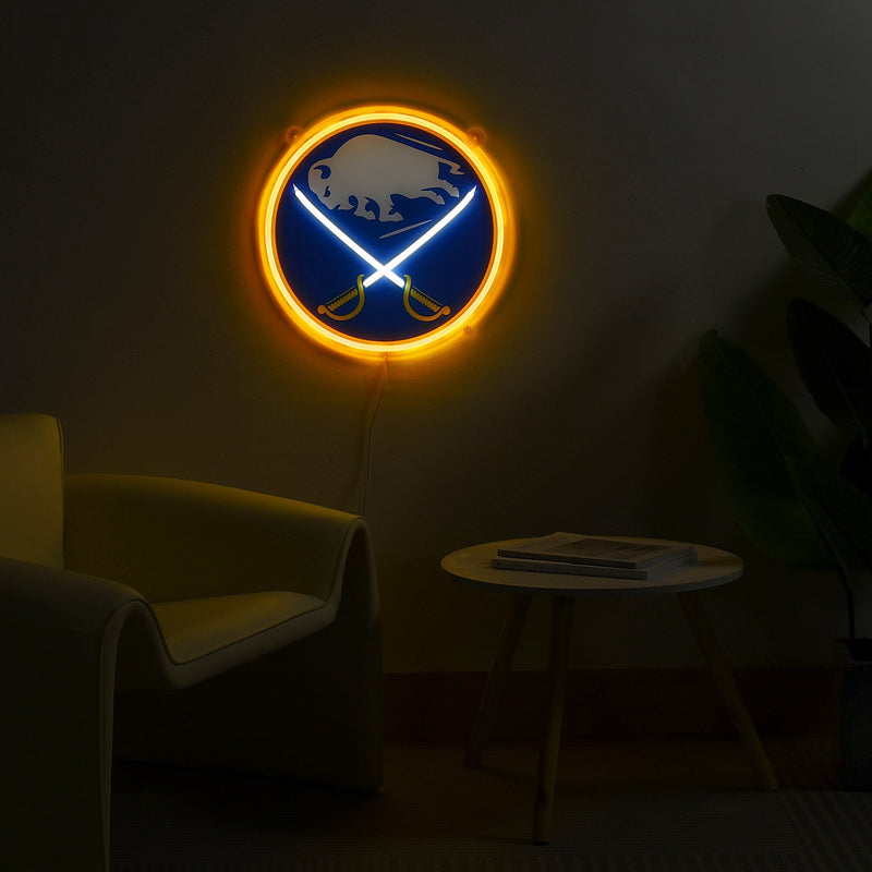 Buffalo Sabres: Die-Cut LED Neon Sign