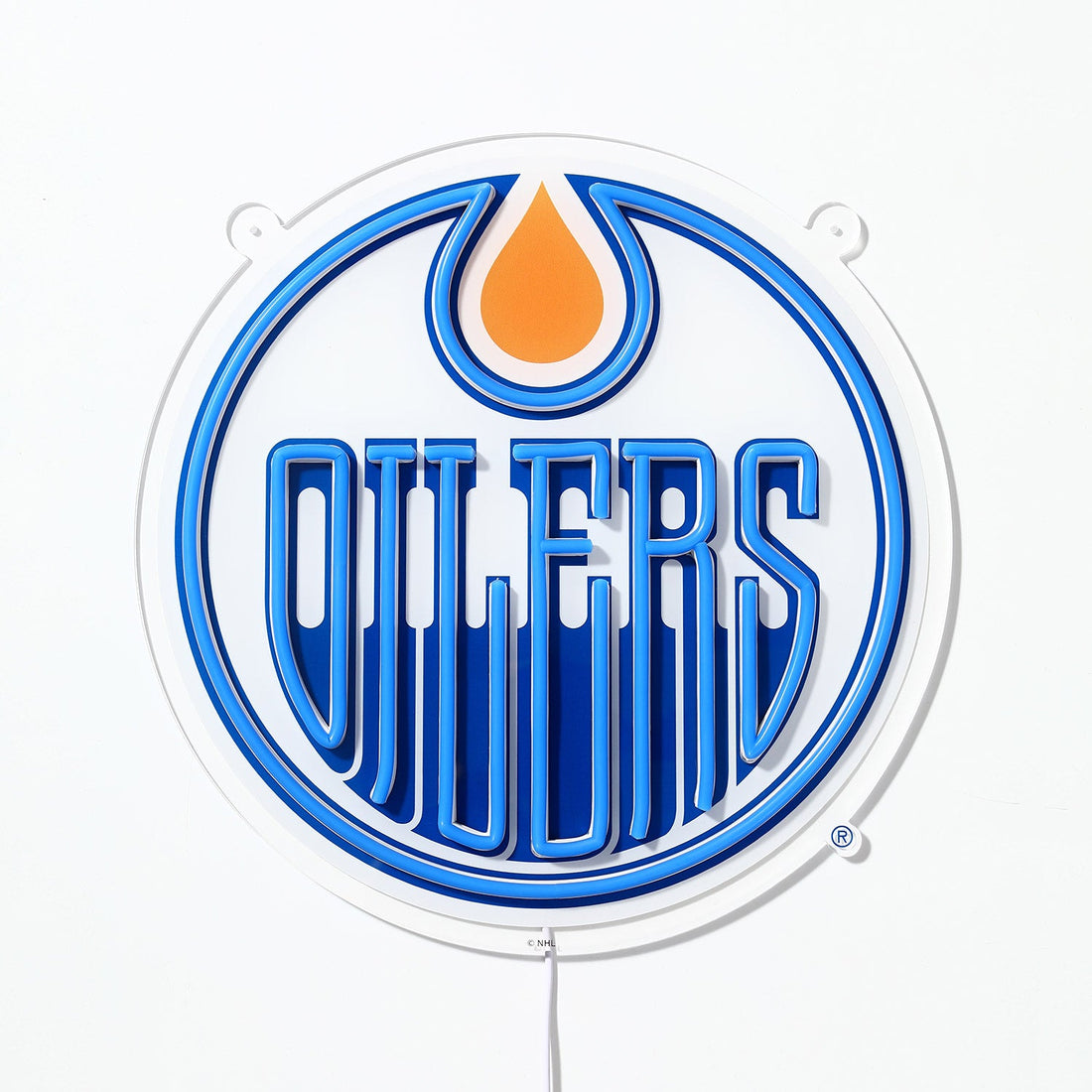 Edmonton Oilers: Die-Cut LED Neon Sign